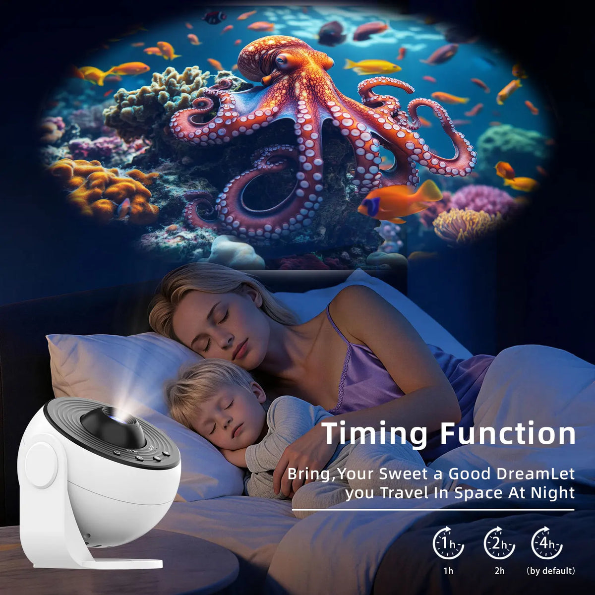 Galaxy Projector Night Light, 25 Patterns, 4K