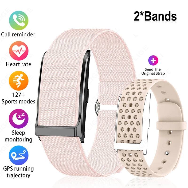 Screenless Sports Smart Watch with Heart Rate Monitor, 1ATM Waterproof