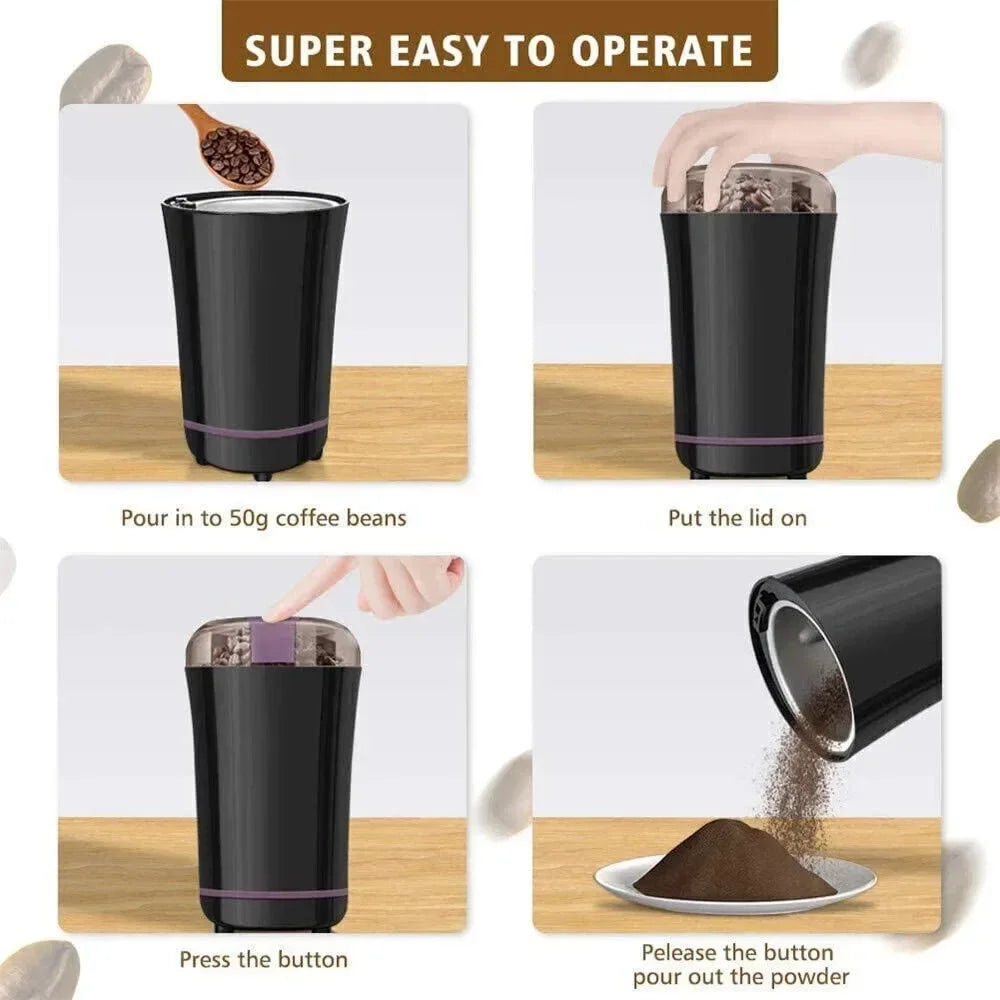 400W Electric Coffee Grinder for Beans, Spices, Nuts and Herbs