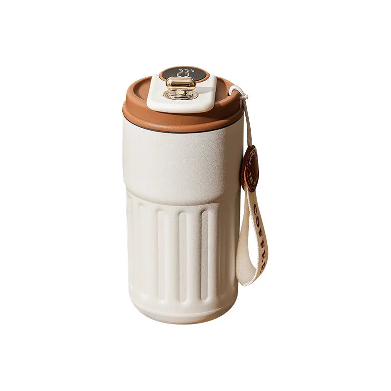 450ml Smart Thermos Bottle with Temperature Display, 316 Stainless Steel