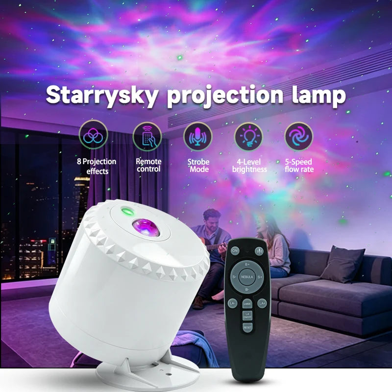 Portable USB galaxy projector