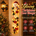 Glowing Christmas door hanger