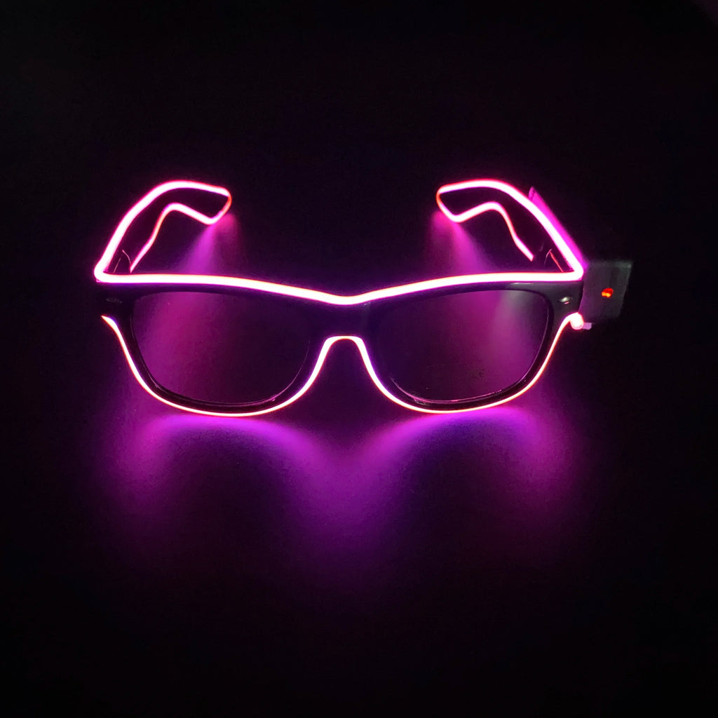 LED Glow Sunglasses for Rave Parties