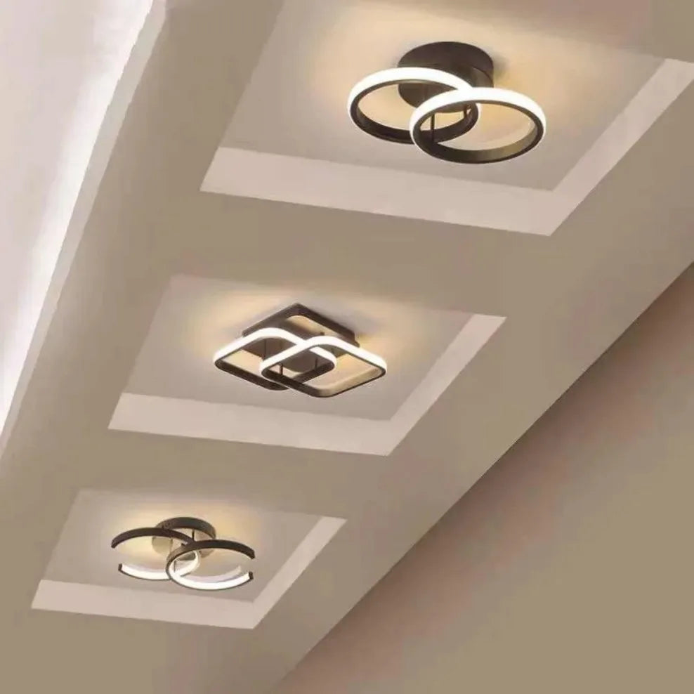 Modern LED Surface-Mounted Ceiling Light, 3-Colour