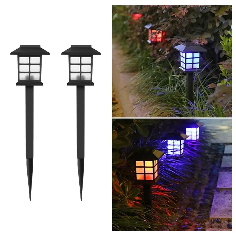 Solar Pathway Lights, 2 Pack, Waterproof