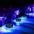 Solar LED deck lights